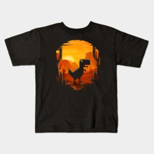 Dino No Internet Kids T-Shirt